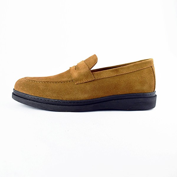 CHAUSSURE HOMME CONFORT+ 030-1 marron daim Chaussure de ville pour homme Maroc